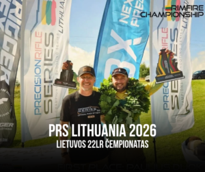 PRS Lithuania 2026 22lr čempionatas